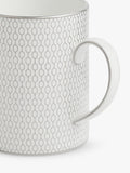 Wedgwood Gio Platinum fine bone china mug 380ml, UK version