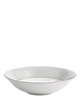 John Lewis Wedgwood Gio Platinum Fine Bone China Cereal Bowl, 19.5cm, White- Buy online at McGrocer