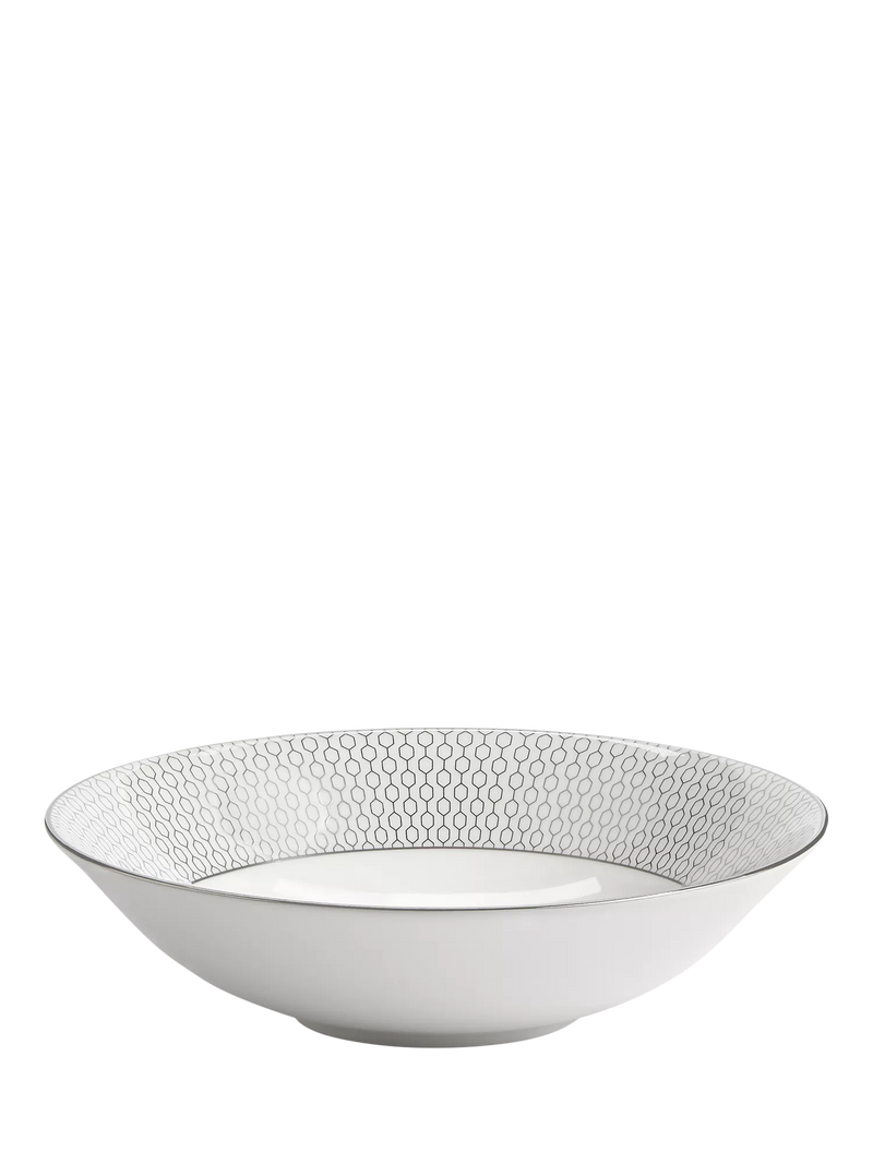 Wedgwood Gio Platinum cereal bowl 19.5cm (British brand)