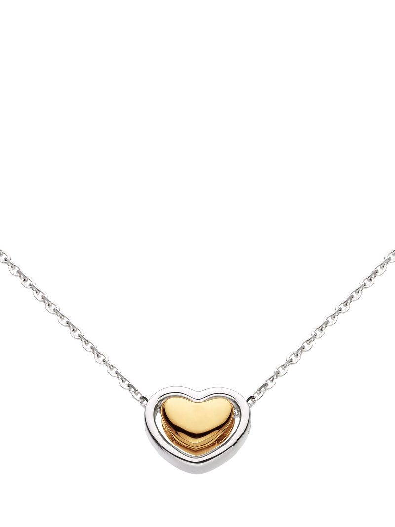 Kit Heath Heart of Gold pendant necklace silver gold, UK version