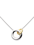 Kit Heath Bevel Cirque Link Necklace Silver Gold 45.7cm - British product