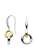 Kit Heath silver and gold drop earrings (British brand)