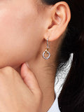 Kit Heath silver and gold drop earrings (British brand)