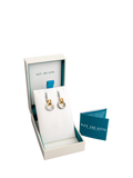 Kit Heath silver and gold drop earrings (British brand)