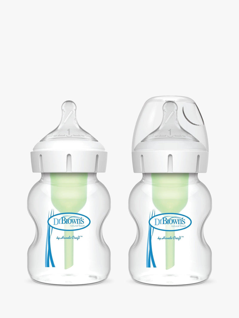 Dr Brown's Anti-Colic Baby Bottle 150ml pack of 2 - British product