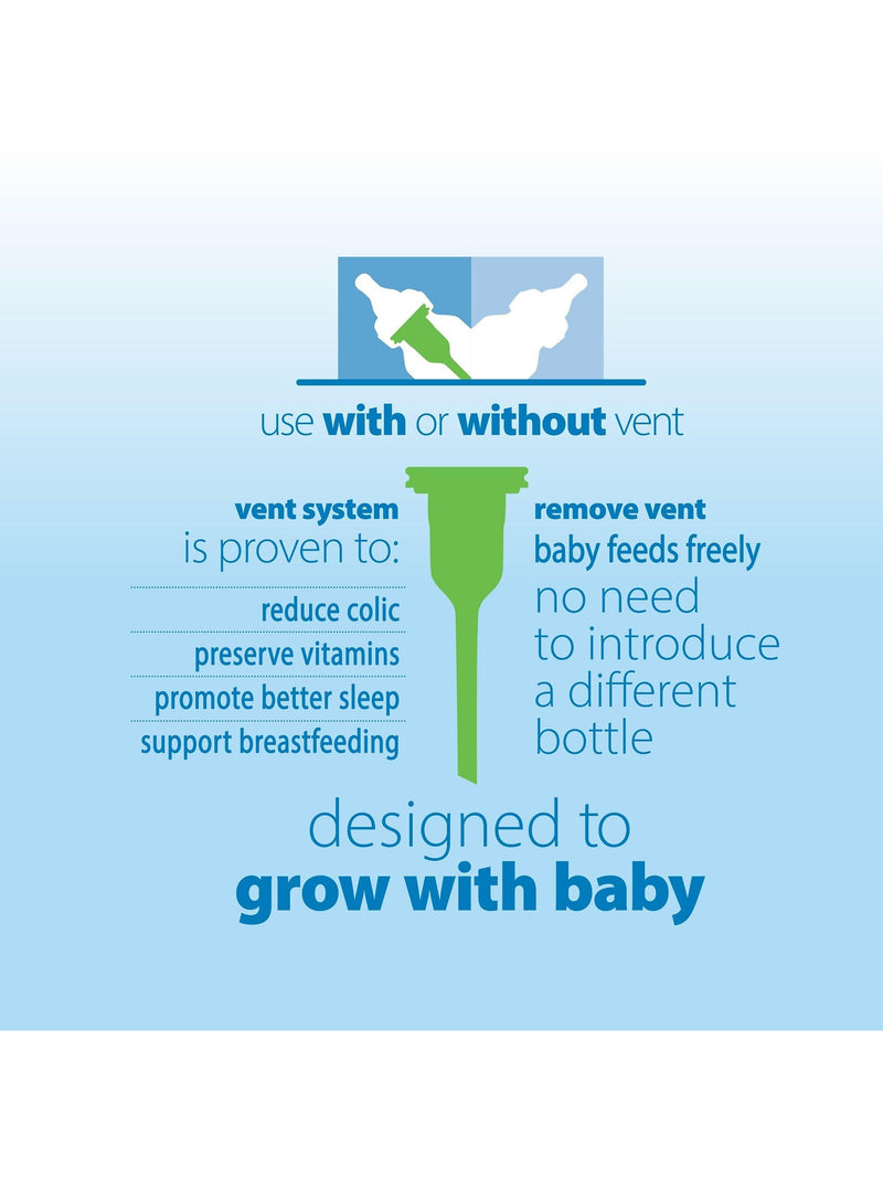 Dr Brown's Anti-Colic Baby Bottle 150ml pack of 2 - British product