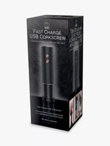 John Lewis Fast Charge USB Electric Corkscrew with Foil Cutter and LED Indicator- Buy online at McGrocer