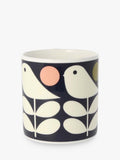 Orla Kiely Early Bird bone china mug 350ml - British product