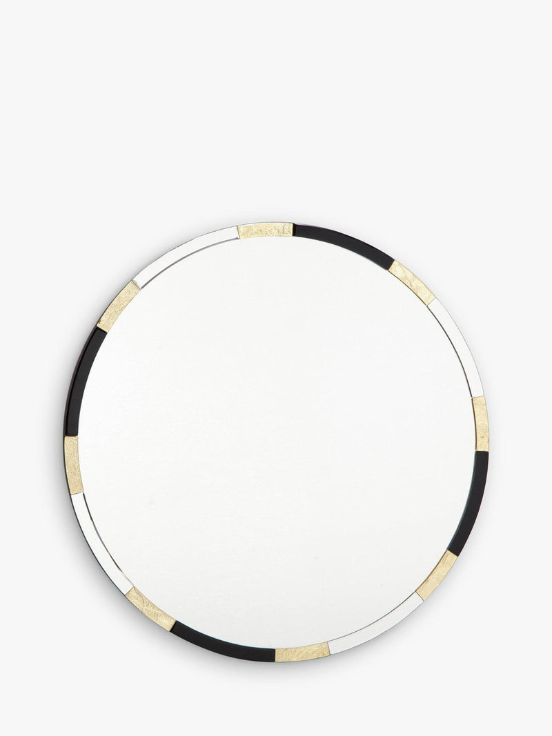 Där round wall mirror gold and black 80cm - British product