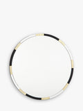 Där round wall mirror gold and black 80cm - British product