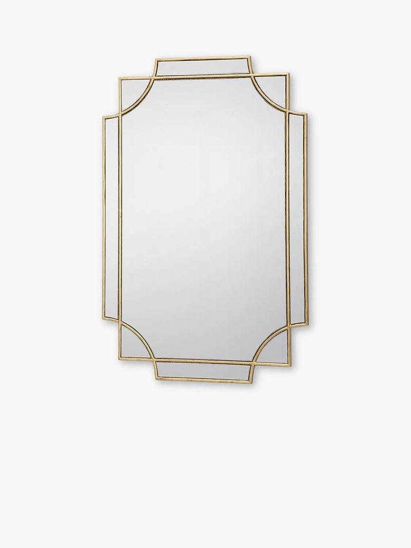 Där Guapo rectangular wall mirror 90x60cm gold, UK version