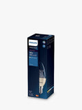 Philips LED candle bulb 40W E14 dimmable 11.9x4cm - British product