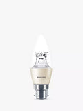 Philips LED candle bulb dimmable B22, imported from the UK