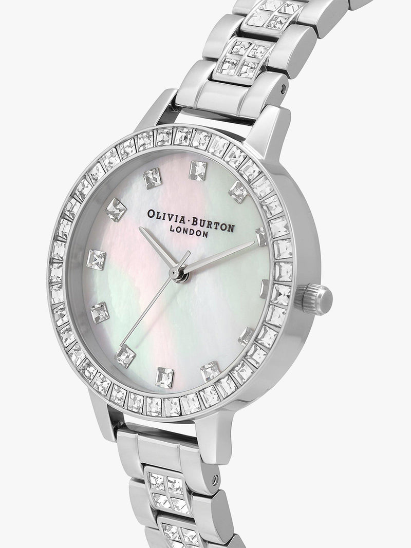 Olivia Burton Treasure crystal bracelet watch (British brand)