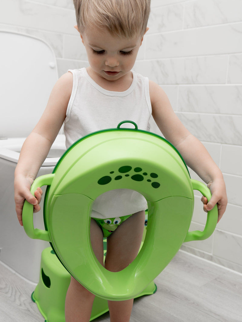 My Carry Potty trainer seat Green Dino 400g, imported from the UK
