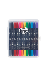 John Lewis Tinc Duo Tipped Fineliner and Felt Tip Pens, Set of 12- Buy online at McGrocer