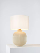 John Lewis John Lewis Country Rib Ceramic Table Lamp- Buy online at McGrocer