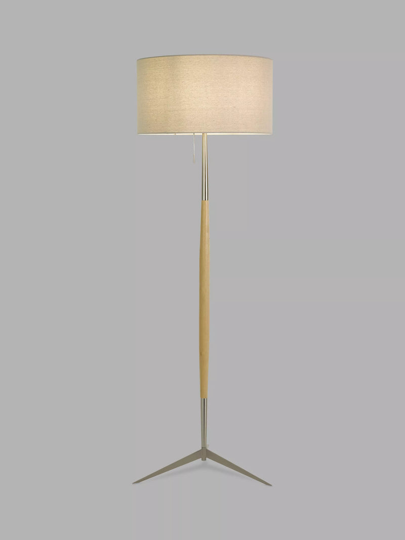 John Lewis Spindle Wooden Floor Lamp Floor Lamp H140cm