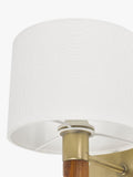 John Lewis Spindle light antique brass walnut stained ash imported from UK