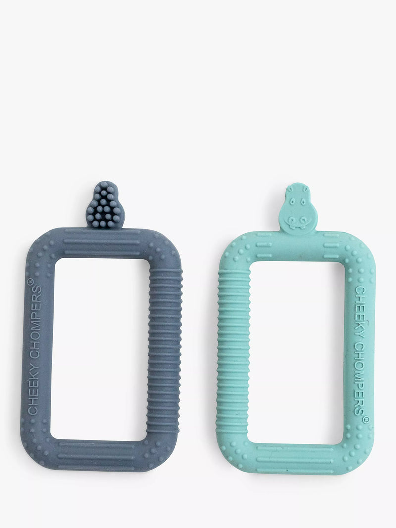 Cheeky Chompers Flexi-Brush baby toothbrush pack of 2 - British product