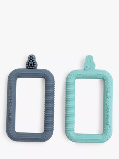 John Lewis Cheeky Chompers Flexi-Brush Baby Dental Toothbrush Pack of 2- Buy online at McGrocer