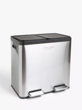 John Lewis 2-section recycling bin 40L, UK version