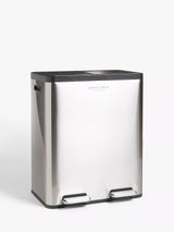 John Lewis John Lewis 2 Section Pedal Recycling Bin 60L- Buy online at McGrocer