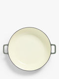 John Lewis Cast Iron Shallow Casserole 31cm Ombre Green, UK version