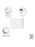 Brabantia MindSet compact bathroom waste caddy (British brand)