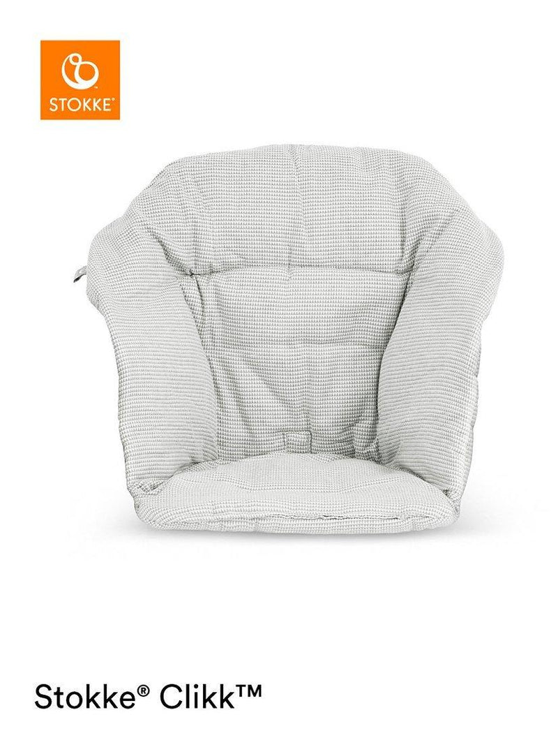 Stokke Clikk highchair cushion Nordic Grey (British brand)