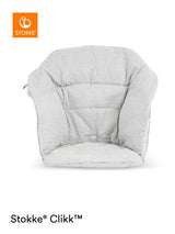 John Lewis Stokke Clikk Baby Highchair Cushion Nordic Grey- Buy online at McGrocer
