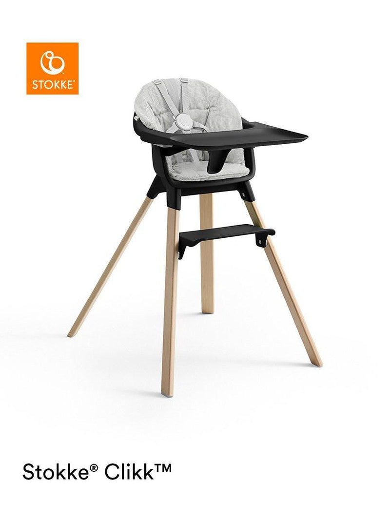 Stokke Clikk highchair cushion Nordic Grey (British brand)