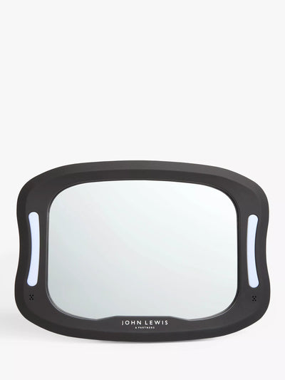 John Lewis John Lewis Light Up Car Mirror Black Travel Mirror- Buy online at McGrocer