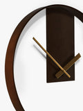 John Lewis mid century wall clock 60cm natural - British product