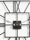 John Lewis wall clock skeleton square Roman numeral 60cm, UK version