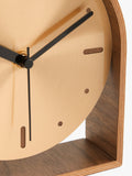John Lewis mid century wood mantel clock 16.5cm, imported from the UK