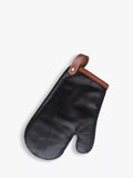 DeliVita leather BBQ glove black (British brand)