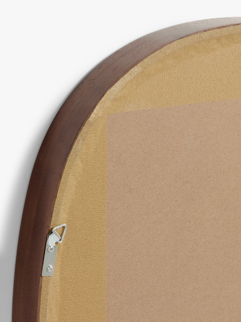 John Lewis square wall mirror walnut finish 65x65cm, UK version