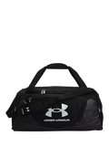 Under Armour medium duffel bag with water-resistant finish and multiple pockets (British brand)