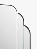 John Lewis Deco table mirror 50x55cm clear, imported from the UK