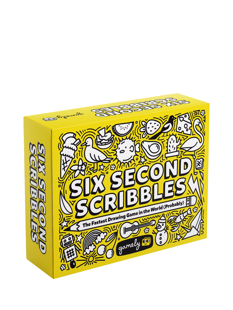 Gamely Six Second Scribbles drawing game, UK version