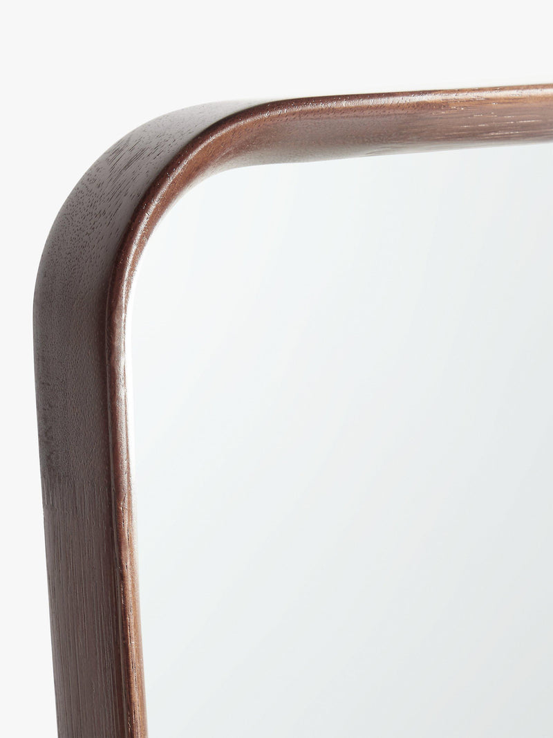 John Lewis Mid Century cheval mirror walnut, imported from the UK