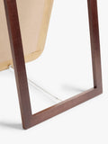John Lewis Mid Century cheval mirror walnut, imported from the UK