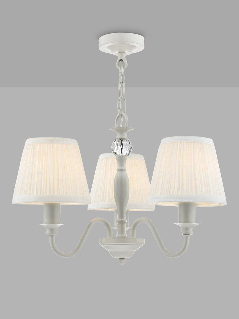 Laura Ashley Ellis 3 Arm ceiling light in painted finish - British product