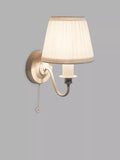 Laura Ashley Ellis wall light Satin Grey, imported from the UK