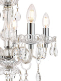 Laura Ashley Harriet crystal 5 arm chandelier, imported from the UK