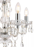 Laura Ashley Harriet crystal 5 arm chandelier, imported from the UK