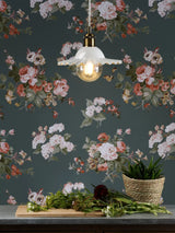 John Lewis Laura Ashley Beca Ceramic Ceiling Light Small Gloss White- Buy online at McGrocer