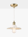 Laura Ashley Beca ceramic ceiling light small gloss white (British brand)