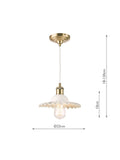 Laura Ashley Beca ceramic ceiling light small gloss white (British brand)
